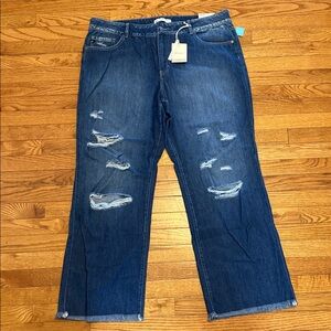 KanCan High Rise Wide Leg Jeans - Blue NWT